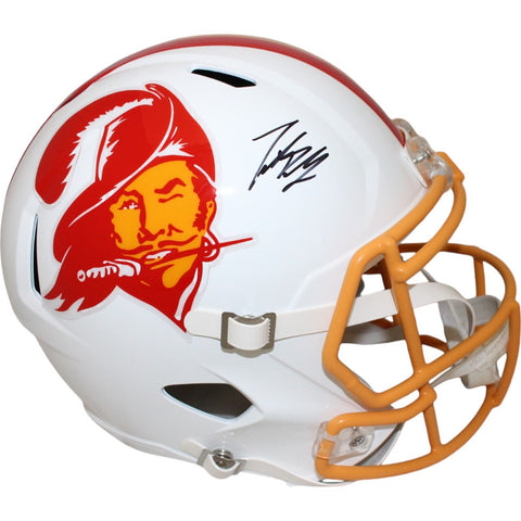 Trent Dilfer Autographed Tampa Bay Buccaneers TB F/S Speed Helmet Beckett 48409