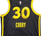 WARRIORS STEPHEN CURRY AUTOGRAPHED NIKE JERSEY 48 NIGHT NIGHT JSA 235506