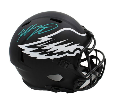 Dallas Goedert Signed Philadelphia Eagles Speed Full Size Eclipse NFL Helmet