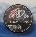 Colorado Avalanche Framed Collage Signed Pucks Makar Mackinnon +2 FAN 38729