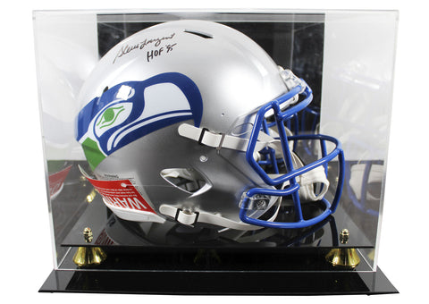 Seahawks Steve Largent Signed 83-01 TB F/S Speed Proline Helmet W/ Case BAS Wit