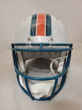 TYREEK HILL SIGNED MIAMI DOLPHINS F/S THROWBACK SPEED REPLICA HELMET BECKETT QR