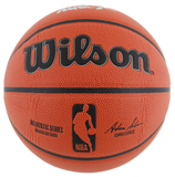 Magic Johnson & Larry Bird Authentic Signed Wilson Basketball w/ case BAS Wit