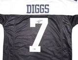 DALLAS COWBOYS TREVON DIGGS AUTOGRAPHED BLUE & WHITE JERSEY TRISTAR 233659