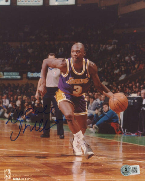 Lakers Sedale Threatt Authentic Signed 8x10 Photo Autographed BAS #BP56147