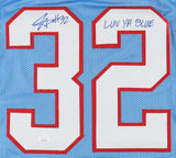 Tyjae Spears Signed Tennessee Titans Jersey "Luv Ya Blue" (JSA) Ex Tulane R.B.