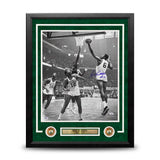 Bill Russell Layup Boston Celtics Autographed 16x20 Framed Basketball Photo PSA