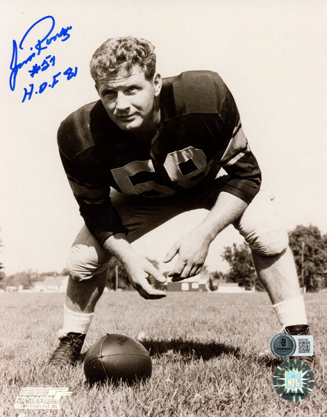 Jim Ringo Autographed Green Bay Packers 8x10 Photo HOF Beckett 47848