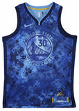 Stephen Curry Signed Blue Creators in The Paint Nike Jersey BAS Wit #1W134356