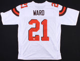 Denzel Ward Signed Browns White Jersey (JSA COA) #4 Overall pick 2018 NFL Draft