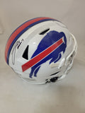 JOSH ALLEN SIGNED BUFFALO BILLS SPEEDFLEX AUTHENTIC HELMET BECKETT QR