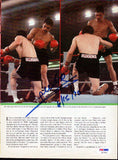 Alexis Arguello Autographed Signed Magazine Page Photo PSA/DNA #S47445