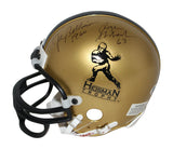 Military Heisman Winners Signed Replica Mini Helmet 5 Sigs Blanchard PSA 33588