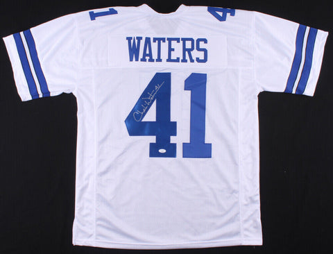 Charlie Waters Signed Dallas Cowboys Jersey (JSA COA) 3xPro Bowl Defensive Back