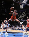 Dennis Rodman Autographed/Signed Chicago Bulls 16x20 Photo Beckett 44477