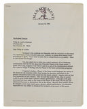 Shaquille O'Neal Authentic 1988 Agency Recruitment Presentation Binder Letter
