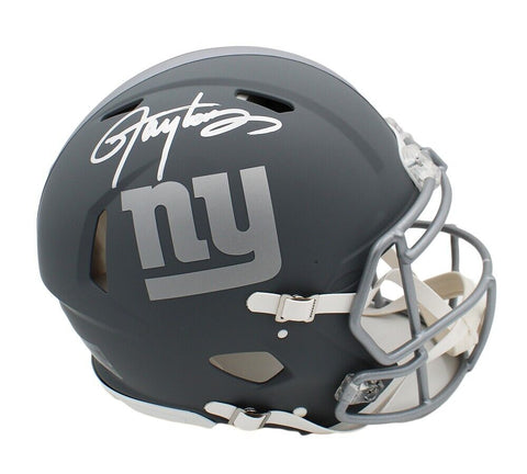 Lawrence Taylor Signed New York Giants Speed Authentic Slate NFL Helmet