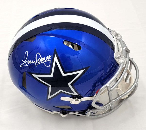 Tony Dorsett Autographed Dallas Cowboys Flash Authentic Helmet Beckett Witnessed