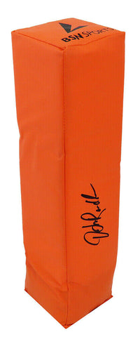 John Randle (VIKINGS) Signed Orange Football Endzone Pylon (Schwartz Sports COA)