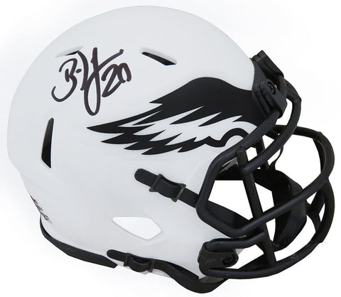 Brian Dawkins Signed Eagles Lunar Eclipse Riddell Speed Mini Helmet - (SS COA)