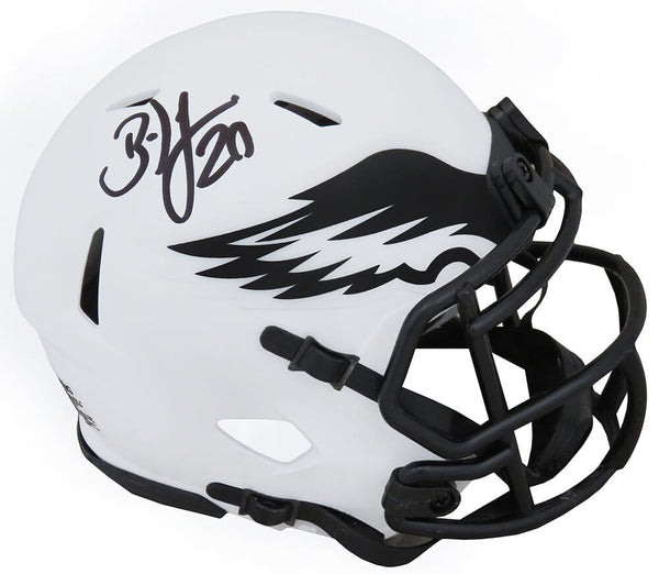 Brian Dawkins Signed Eagles Lunar Eclipse Riddell Speed Mini Helmet - (SS COA)
