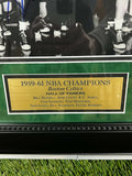 1959-61 NBA Champion Boston Celtics Team Signed Autographed Framed Photo JSA