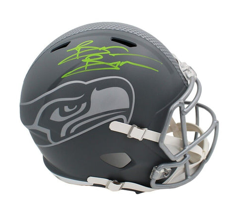 Brian Bosworth Signed Seattle Seahawks Speed Full Size Slate NFL Helmet