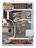 49ers George Kittle Signed #167 Funko Pop Vinyl Figure BAS Witnessed #1W996999