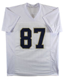 Notre Dame Michael Mayer Authentic Signed White Pro Style Jersey BAS Witnessed