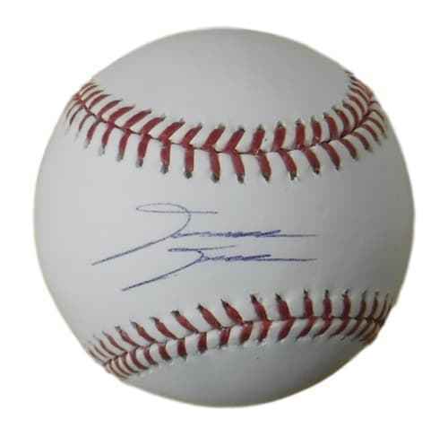 David Dahl Autographed/Signed Colorado Rockies OML Baseball JSA 16879