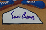 Ernie Banks Autographed Chicago Cubs Looney Tunes SeriCel 12x17 Poster JSA COA