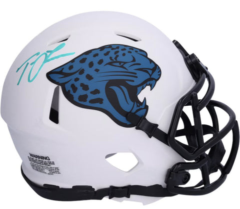 Trevor Lawrence Autographed Jaguars Mini Speed Lunar Eclipse Helmet Fanatics