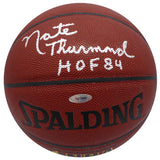 Nate Thurmond Autographed Spalding I /O Basketball Warriors HOF 84 TriStar