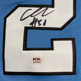 COLE ANTHONY signed jersey PSA/DNA UNC Tar Heels Autographed