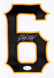 Starling Marte Signed Pirates Jersey (JSA) 2xGold Glove Award (2015, 2016)