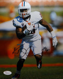 Ka'Deem Carey Autographed Arizona Wildcats 8x10 Running W/ Ball Photo- JSA W Aut