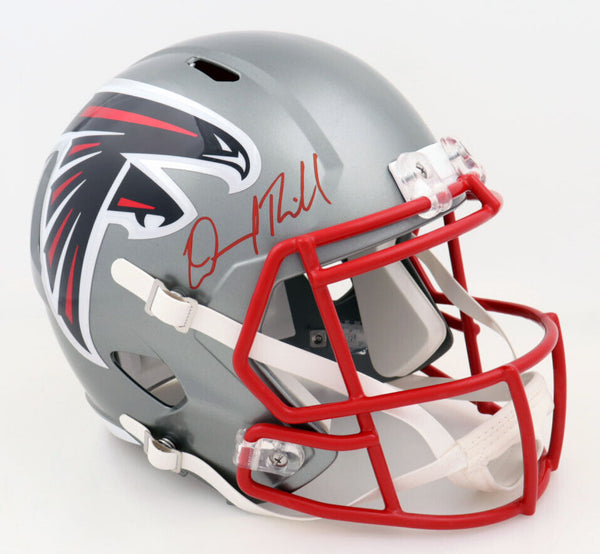 DESMOND RIDDER SIGNED ATLANTA FALCONS FLASH FULL SIZE SPEED HELMET BECKETT