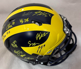 MICHIGAN SIGNED SPEED AUTHENTIC HELMET - JJ McCARTHY BLAKE CORUM & MORE W/ INS.