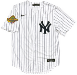 Bernie Williams New York Yankees Signed Nike '96 World Series Jersey w/ Insc JSA