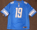 DETROIT LIONS KENNY GOLLADAY AUTOGRAPHED NIKE BLUE JERSEY SIZE XL BECKETT 185588