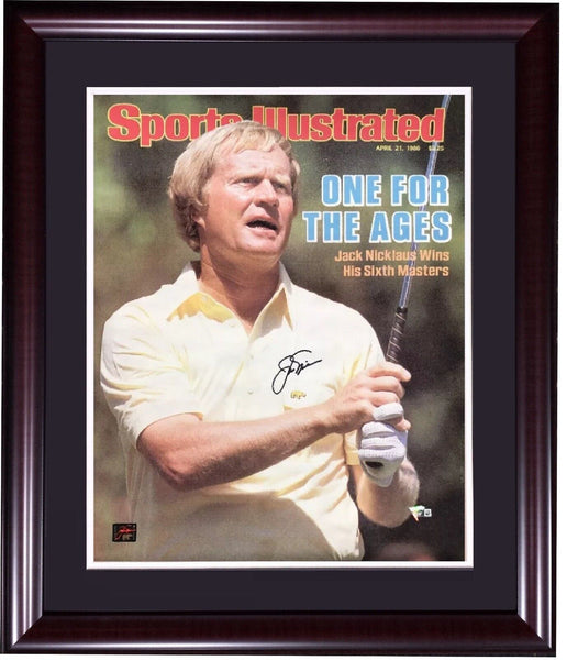 Jack Nicklaus signed 16x20 SI cover photo framed mint autograph Fanatics COA