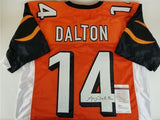 Andy Dalton Signed Cincinnati Bengals Jersey (JSA COA) 3xPro Bowl Q.B. / TCU