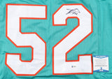 Raekwon McMillan Signed Miami Dolphins Jersey (Beckett COA) Ex-Ohio State L.B.