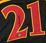 Dominique Wilkins Signed Atlanta Hawks Jersey (Tristar Holo) Hall of Fame 2007