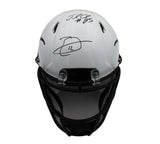 Charles and Thomas Signed Longhorns Speed Auth White Gloss/Black Decal Helmet