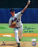 Tom Glavine Autographed New York Mets 8x10 Photo HOF JSA 19066