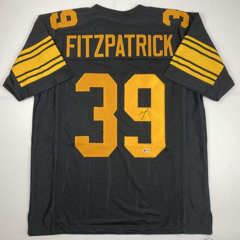 Autographed/Signed Minkah Fitzpatrick Pittsburgh Color Rush Jersey Beckett COA