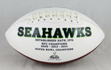 Brian Bosworth Autographed Seattle Seahawks Logo Football- Beckett Auth