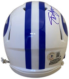 Steve Young Autographed BYU Cougars Signed Football Mini Helmet Beckett COA WHT