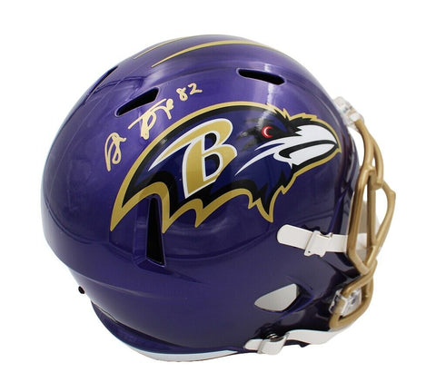 Shannon Sharpe Signed Baltimore Ravens Speed Full Size Flash NFL Helmet